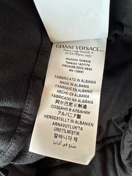 Versace Women's Black Greca Print Jogger Pants Size 6 US (40) 1008416 NWT  $790