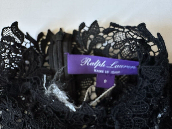 Ralph lauren purple lace dress online