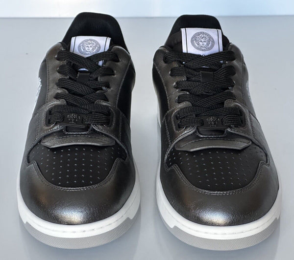 Versace Medusa Men’s Black/Silver Leather Sneakers 8.5 US (41.5) 1013377 IT NIB Versace Medusa Men main image 3
