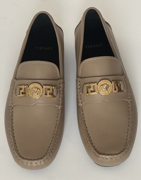VERSACE Medusa Men\'s Taupe Leather Driver Shoes 7.5 US (40.5) 1009707 NIB $850 VERSACE Medusa Men main image 2