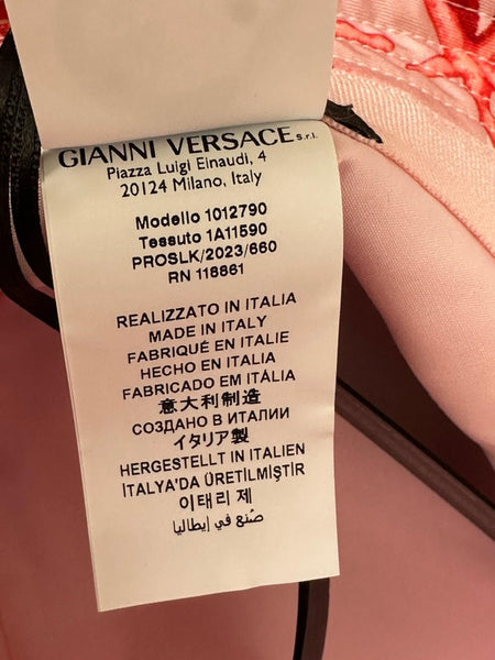 Versace Nylon Twill Barocco Sea Bucket Hat (57 cm) 1012790 Italy NWT $575 Rodeo – Versace - Versace Barocco Sea bucket hat - Blue main image 3