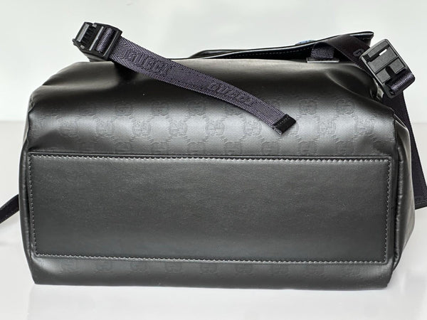 Gucci Interlocking G Leather Backpack Black Italy 779812 NWT $2350