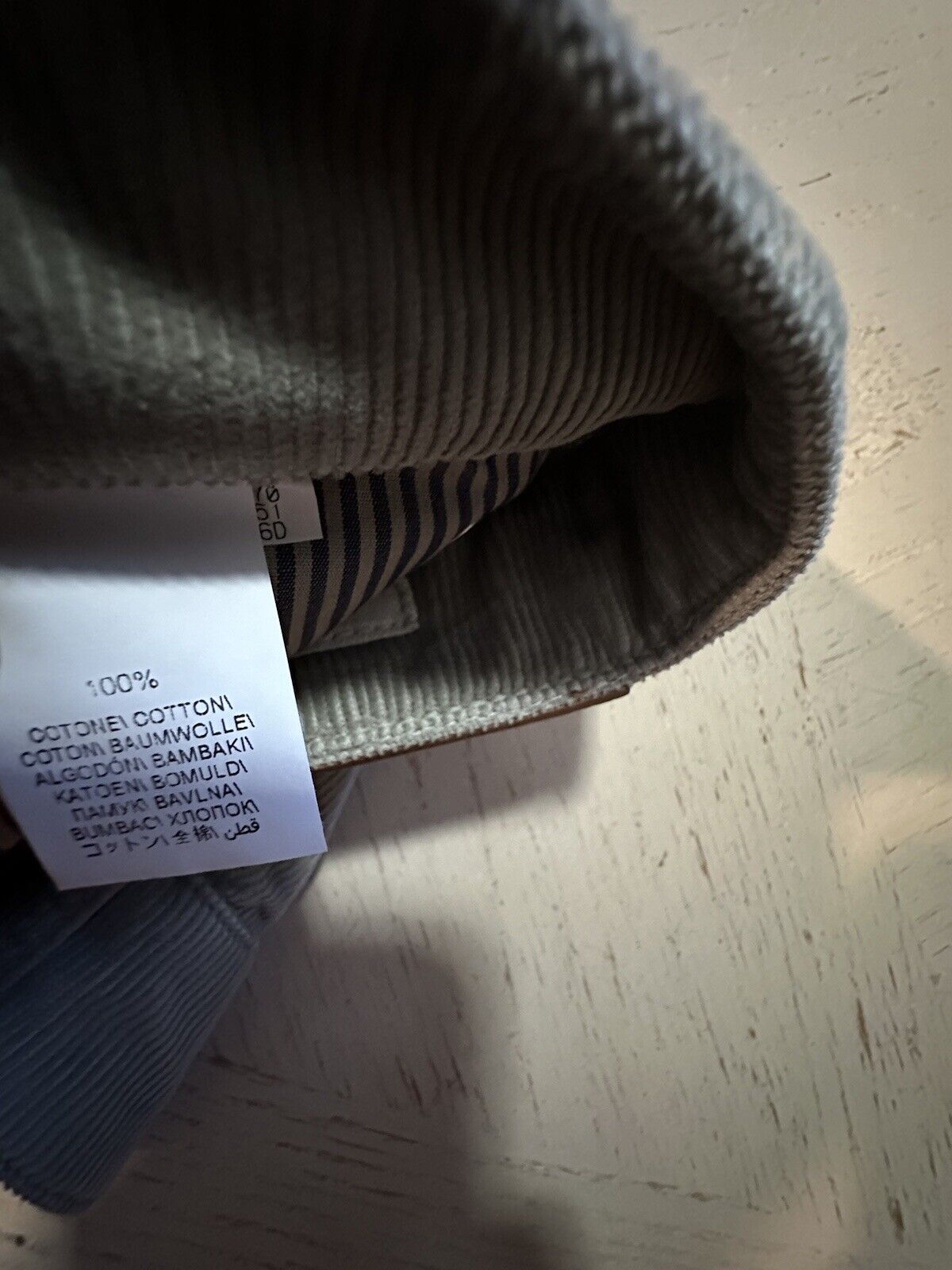 NWT $895 Brunello Cucinelli Men Italian Fit Textured Pants Khaki 30 US