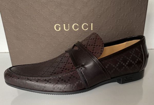 NIB Authentic Gucci Web Leather Men Loafers In Brown NIB Gucci Men main image 4
