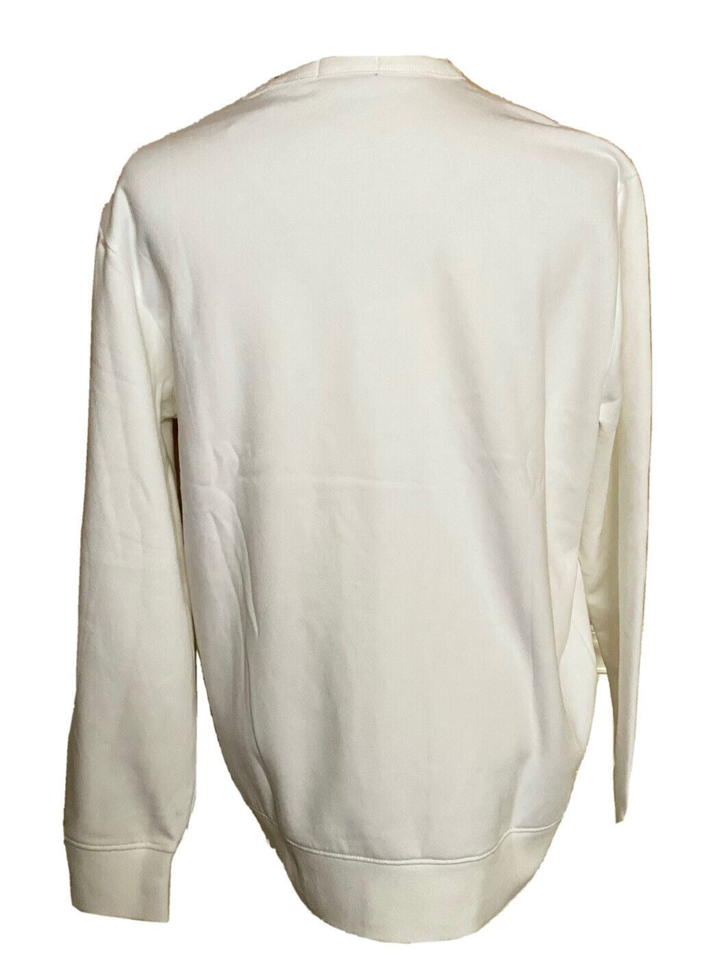 NWT $110 Polo Ralph Lauren Polo Logo Fleece Sweatshirt White XL/TG