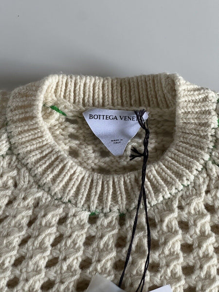 NWT $1350 Bottega Veneta Women's Open Cable Knit Wool