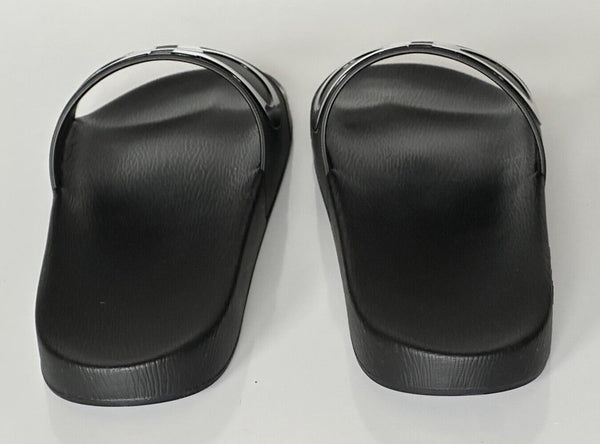 NWT Salvatore Ferragamo Black Rubber Logo Slide Sandals NIB Salvatore Ferragamo Groove Men main image 3