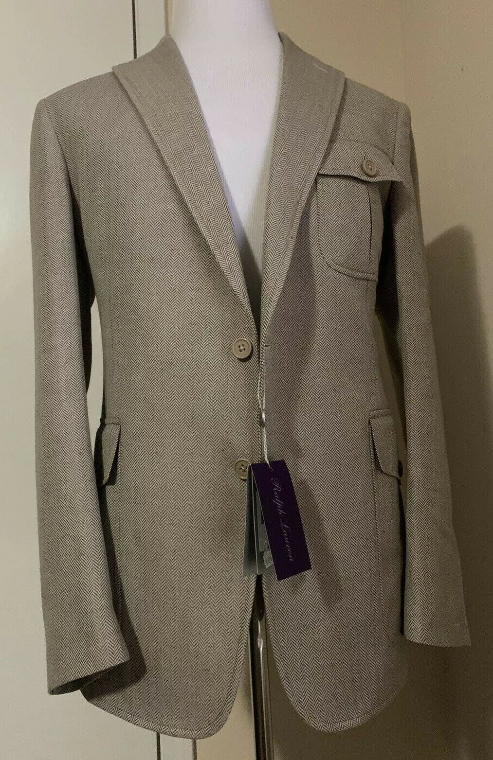NWT $4995 Ralph Lauren Purple Label Men Sport Coat Blazer LT Brown 42L Hand made