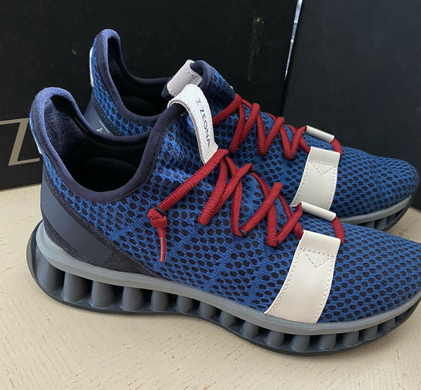 New $525 Z Zegna Sneakers Shoes Blue/White 11.5 US – BAYSUPERSTORE