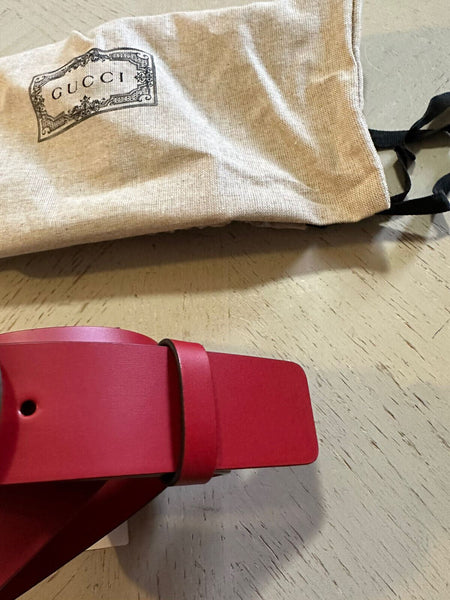 Gucci Rosso Red Interlocking GG Leather
Belt Size 90-36 Gucci Red Leather Interlocking G Buckle Belt Size 90/36  main image 3