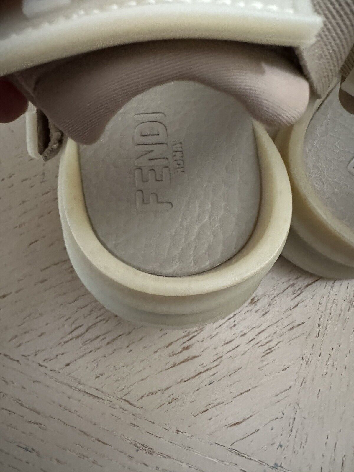 NIB $895 Fendi Men's Flow Strappy Sandals Beige 11 US/10 UK