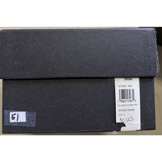 ZEGNA Derby Dress Shoes Black 10 US/43 Eu Italy New $890