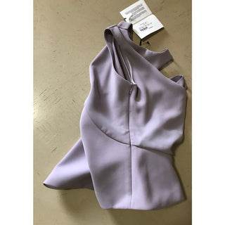 New $1235 Balenciaga Women’s Top Tank Blouse LT Purple Size 38 Italy
