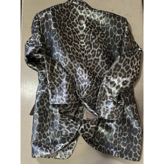 NWT $5550 TOM FORD Men Sport Coat Jacket Blazer Leopard Brown 42 US/52 E