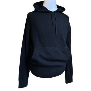 NWT $2490 ZEGNA Cashmere Hoodie Sweater Pullover Black 48 Eu ( S-M ) Italy