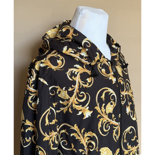 Versace Men's Blouson Medusa Jacket Black/Gold 48 US (58 Euro) 1021686 NWT $1550