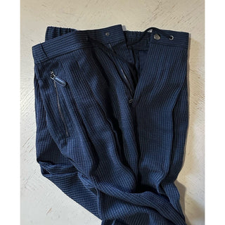 Giorgio Armani Men’s Drawstring Pants 38 US/54 Eu Navy NWT $1695 Italy