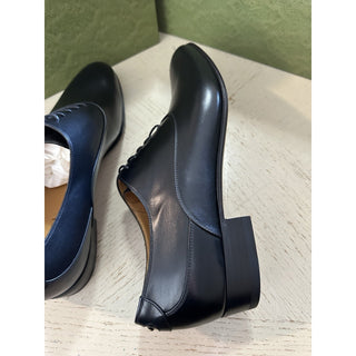 NIB Gucci Men’s Leather Oxford Shoes Black 13.5 US/13 UK 719741