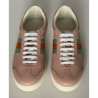 Gucci G74 Women’s Web Low-Top Sneakers in Perfect Pink 8 US (38 Euro) 858533 NIB