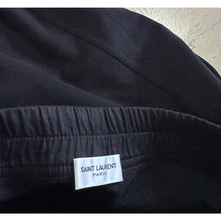 Saint Laurent Men Drawstring Jogging Sweatpants Pants Black L NWT $1100