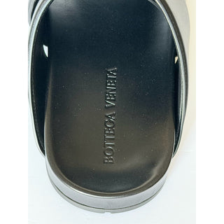 Bottega Veneta Men's Bridge Calf Leather Sandals Black 8 US 754187 IT NIB $990