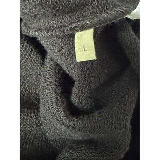 Gucci Interlocking G Logo Hoodie Black Cotton Sweatshirt Men’s Large 721427 NWT