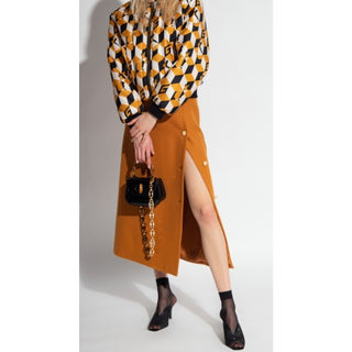 New $3980 Gucci Women Reversible Bomber Jacket Coat Black/Yellow/Multi 44/8