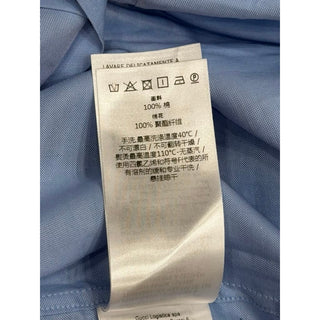 Gucci Men’s Boxy Dress Shirt Sky Blue 39/15.5 Italy 703396 NWT $850