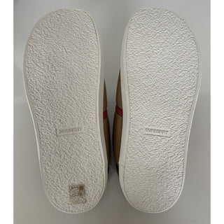 NIB Burberry Women's Archive Beige Mule Sneakers 9 US (39 Euro) 8046987 Italy