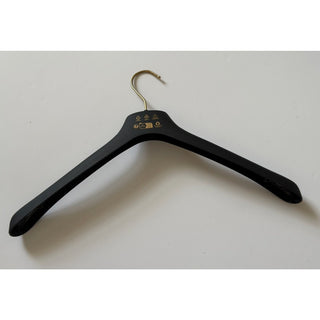VERSACE Gray Plastic Sweater/Vest/Shirt Hanger with Gold Hardware 16.6x5.5x1.5