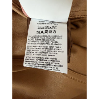 Versace Men’s Suede Leather Brown Jacket 46 US (56 Euro) IT 1019144 NWT $4300
