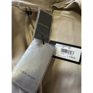 NWT $6500 Giorgio Armani Men’s Suede Jacket Blazer taupe-beige 44 US/54 Eu Italy