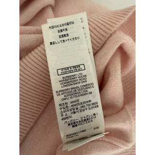 Burberry Moira Cashmere Turtleneck Sweater Soft Pink Small 8091231 NWT $1250
