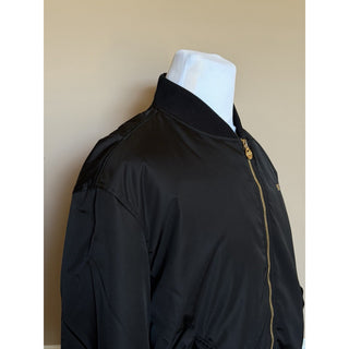 Versace Embroidered Blouson Black Jacket 46 US (56 Eu) 1019279 Italy NWT $3000