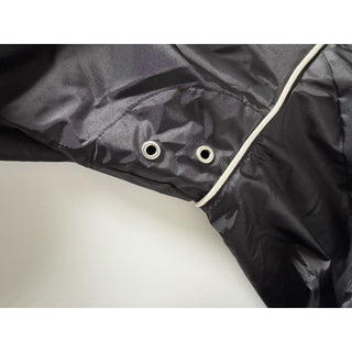Gucci Men’s Nylon Satin Hooded Windbreaker Jacket Black 46 US (56) 68937 IT NWT