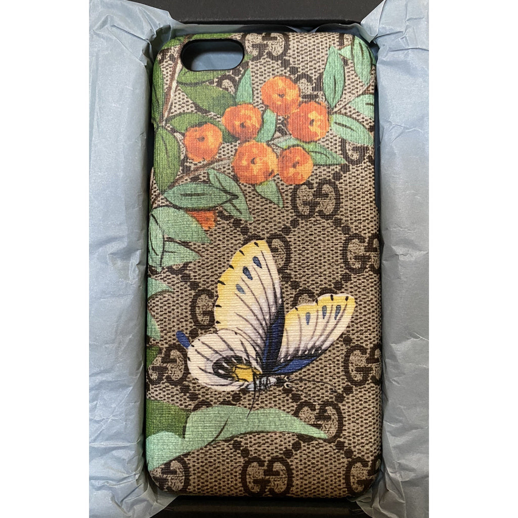 New $640 Gucci iPhone 6/6S Case GG Monogram Beige Italy