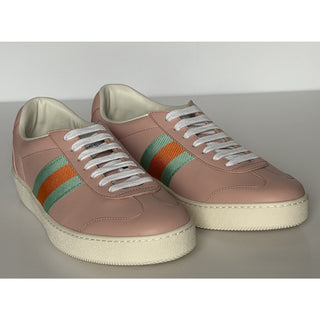 Gucci G74 Women’s Web Low-Top Sneakers in Perfect Pink 7 US (37 Euro) 858533 NIB