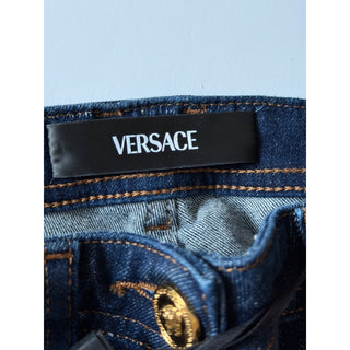 Versace Women’s Stone Wash Denim Stretch Blue Jeans Size 26 US 1018685 NWT $700