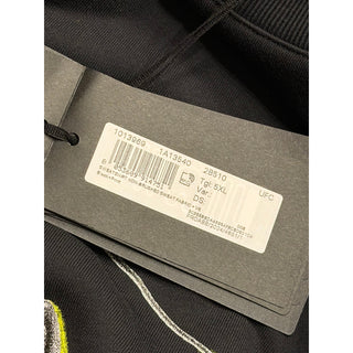 Versace Men’s Logo Non-brushed Sweatshirt Black 5XL 1013969 NWT $1075