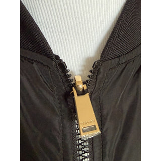 Versace Men's Reversible Blouson Jacket Black/Gold 42 US (52 Euro) 1012269 NWT