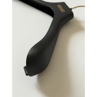 VERSACE Gray Plastic Jacket/Pants/Skirt Hanger with Gold Hardware 15x5.7x2