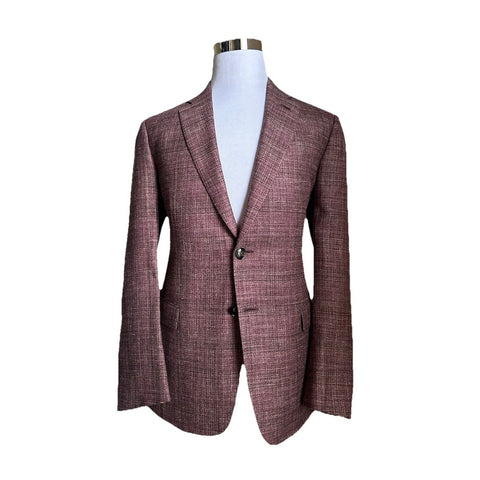 Giorgio Armani Men Sport Coat Jacket Blazer Burgundy 46R US/56R Eu NWT $2895