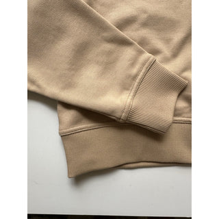 Burberry Talley Checked Sweatshirt with Hoodie Soft Fawn XL 8084392 NWT $760