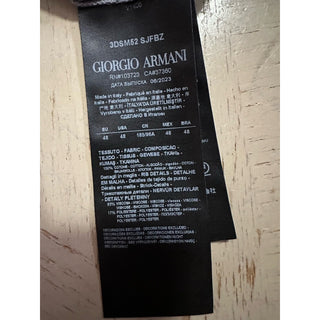 NWT $625 Giorgio Armani Mens T Shirt Gray Size 48/M Made In Italy