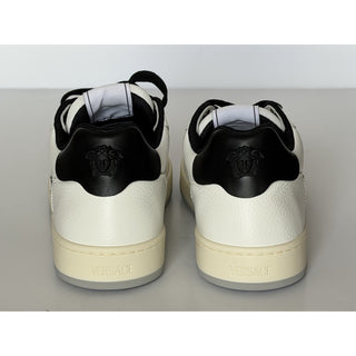 Versace Low Top Leather Sneakers White/Black/Red Men 11 US (44) IT 1022558 NIB