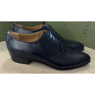 NIB Gucci Men’s Leather Oxford Shoes Black 13.5 US/13 UK 719741
