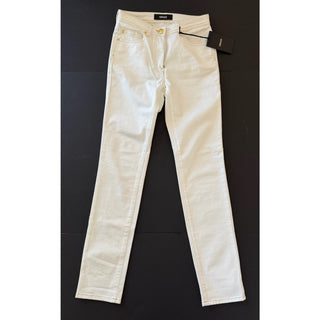 Versace Women's Medusa Denim WhiteJeans Size 25 US A89556S NWT $850