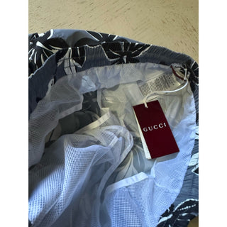NWT $850 Gucci Drawstring Shorts Swim Short Gray/Black size 50 Eu/34 US