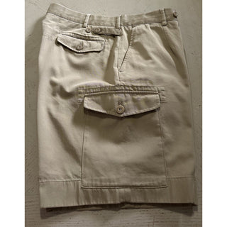 Ralph Lauren Purple Label Men Weston Cotton Cargo Short Tan 38 US/54 Eu New