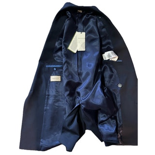 Gucci Men Double Breasted Jacket Blazer Caspian/Blue 44 US/54 Eu New $4100